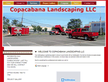 Tablet Screenshot of copacabanalandscaping.com